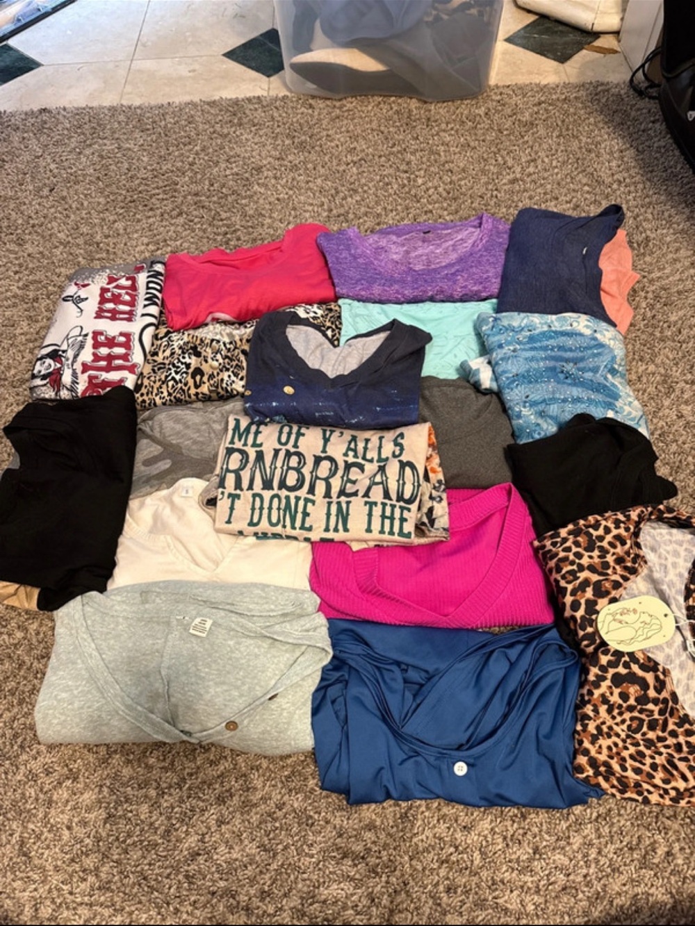 18-Piece Women’s Tops Bundle – Sizes Small & Medium